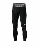 JAKO Herren Long Tights Winter, Schwarz, L