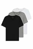 HUGO BOSS Herren T-Shirt Vn 3p Co T-Shirt, Assorted-pre-Pack,L
