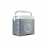 MEDION Thermoelektrische tragbare Kühlbox (25 Liter, Kühl- und Warmhaltefunktion, 12V Zigarettenanzünder 230V Netzanschluss USB - Stromversorgung, für Auto, Boot und Camping, MD10735) grau