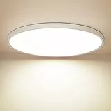 OUILA Deckenlampe LED Deckenleuchte Flach Rund - Ø30CM LED Deckenleuchte 24W 4000K 2400LM IP44 Wasserdicht Neutralweiß Badezimmer lampe, Badlampe Decke für Wohnzimmer Schlafzimmer Küche Bad Flur