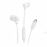 Motorola Sound Earbuds 3C-S In-Ear-Kopfhörer mit Mikrofon, Bequeme Passform, Freisprecheinrichtung, High-Definition-Sound, sicheres Design, USB-C-Anschluss, Weiß