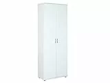 Inter Link – Mehrzweckschrank – Aktenschrank – Allzweckschrank – 2 Türen – Breite:70cm – Tiefe: 34 cm – Höhe: 190 cm – inkl. 5 Einlageböden – Melaminbeschichtet – Arconati – Weiß