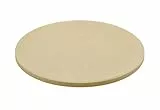 RÖSLE VARIO Pizzastein, Hochwertiger Pizzastein aus Cordierit zur Zubereitung von Pizza, Flammkuchen, Brot usw. auf dem Grill oder im Backofen, 30 cm