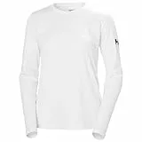 Helly Hansen Damen W Hh Tech Crew Ls 2.0 Undershirt, Weiß, S EU
