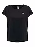Only Play Damen Onpaubree Loose Training Tee - Opus Sporttop, Schwarz, S EU