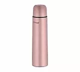 THERMOcafé by THERMOS TC BEVERAGE BOTTLE rose gold mat 0,70l, Thermosflasche mit Becher aus Edelstahl, 12h heiß & 24h kalt, Auslaufsicher, für Schule, Unterwegs & Büro