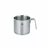 ELO Milchtopf ohne Deckel 14 cm Serie CITRIN aus Edelstahl mit Literskala/induktionsfähig