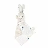 Kaloo - Weiches Stoffquadrat - Kuscheltier Weißes Kaninchen - Plüschtier Baby - Quadratisch 18 x 18 cm Weiß Umweltverträgliches Material - FSC-Geschenkbox - Ab Geburt, K972000