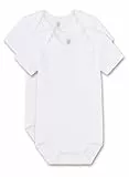 Sanetta Baby-Body kurzarm (Doppelpack) weiß | Hochwertiger und nachhaltiger Body für Babys aus Bio-Baumwolle. Inhalt: 2er Set Baby Body