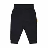 Steiff Jogginghose EU Größe 92 steiff Navy, Baby Jogging Hose, weiche Sweatpants mit Steiff Teddybär Motiv, lockere Passform, Flexibler Schlupfbund, waschmaschinenfest