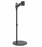 My Wall HT34L 1fach Monitor-Standfuß 43,2 cm (17) - 88,9 cm (35) Schwarz Neigbar, Höhenverstellbar