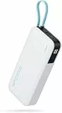 CUKTECH Power Bank, 45W Powerbank 20000mah mit Integriertem USB-C Kabel, Akkupack mit schnellladefunktion, Externe Handyakkus mit Digitales Display für iPhone 16/15 Pro Max, MacBook, Galaxy S25