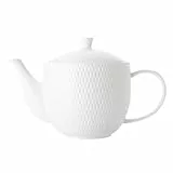 Maxwell & Williams DV0064 Teekanne Weiß, 1000 ml, rund – Serie Diamonds – Porzellan, klassisch – mit Geschenkbox