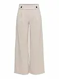 JDY Damen JDYGEGGO NEW LONG PANT JRS NOOS Hose, Chateau Gray/Detail:BLACK BUTTONS, M/32