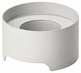 Zone Denmark Singles Kerzenhalter, Kerzenständer aus Matt Lackiertem Metall, Durchm. 7,5 cm Warm Grey (Grau)