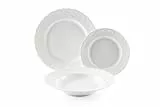 Excelsa Geschirr 18er Set Weiß