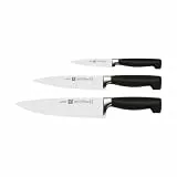 ZWILLING Vier Sterne Messer-Set 3-teilig, Rostfrei, Made in Germany