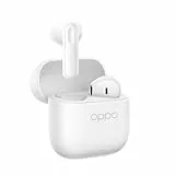 Oppo Enco Buds3 True Wireless-Kopfhörer, 42 Stunden Laufzeit, dynamischer Treiber 12,4 mm, BT 5.4, Touch-Steuerung, Passive Geräuschunterdrückung, Android und iOS, IP55, [italienische Version], Weiß