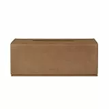 blomus Kosmetiktuchbox -SAHLA- | Kosmetiktuchspender aus Leder | Farbe Indian Tan | Moderne Aufbewahrung | 25 x 13 x 9,5 cm