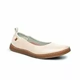 El Naturalista Damen Klassische Ballerinas ORIGEN, Frauen Flats,Slipper,Ballerina-Schuhe,Ballett-Schuhe,Ballet-Flats,flach,Cream,39 EU / 6 UK