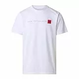 THE NORTH FACE - Never Stop Exploring normal geschnittenes T-Shirt mit Grafik für Herren - TNF White, L