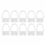 10 Stück Tooth Night Guard Rubber Sport Guard, Anti-Zähneknirschen Guard, Schlaf Gut Mundschutz Anti-Zähneknirschen, Bruxismus und Pressen, Nachtschutz für Zähne