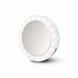 Ecomed by medisana CM-20E Selfiespiegel mit LED Licht, Kosmetikspiegel für unterwegs, geeignet für Smartphone, Handy, Laptop und Tablet, klein und leicht für die Handtasche
