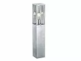 Trio Leuchten Außen Wegeleuchte Garonne 401860186, Aluminium Druckguss zinkfarbig, exkl. 1x E27