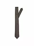SELECTED HOMME Herren SLHNEW Plain TIE 7CM NOOS B Krawatte, Braun (Demitasse Demitasse), One Size