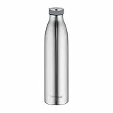 THERMOcafé by THERMOS TC BOTTLE stainless steel mat 0,75l, Isolierflasche aus Edelstahl, kohlensäurefest, 12h heiß 24h kalt, Auslaufsicher, für Schule, Unterwegs & Büro