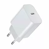 BHHB 20W USB C Ladegerät, A-pple Adapter Netzteil für i-Phone entwickelt, USB C Stecker mit i-Phone 17/16/15/14/13 Plus Pro Max Mini, Air-Pods i-Pad, Samsung Galaxy S25/24/23(1 Port)