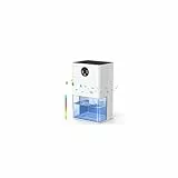 Luftentfeuchter Elektrisch Entfeuchter Keller 1800mL Raumentfeuchter Klein Dehumidifier Automatisches Abtauen Mit Timer 7 Farbe Nachtlicht Leiser Entfeuchter Elektrisch für Wohnung Badezimmer