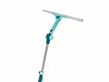 Leifheit Set Window Slider XL mit Teleskopstiel 200 cm, ausziehbare Teleskopstange von 120 bis 200 cm, Stiel für hohe Räume, ideal für schwer erreichbare Stellen, mit Click-System
