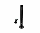 SUNTEC Turmventilator mit Fernbedienung, Timer | Standventilator Schwarz | CoolBreeze 12000 - Leise 45 Watt | Fan Stand Ventilator 3 Stufen | Lüfter Windmaschine | für Schlafzimmer, Büro