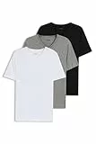 HUGO BOSS Herren T-Shirt Vn 3p Co T-Shirt, Assorted-pre-Pack,L