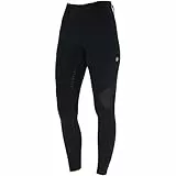 Covalliero - Damen Reitleggings Silikon Vollbesatz FS26 – Reithose mit Mesh-Einsätzen – Frühling & Sommer Reiterhose – weich, leicht & atmungsaktiv – Schwarz – Gr. 34/36