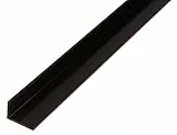 Alberts 479060 Winkelprofil | Kunststoff, schwarz | 1000 x 30 x 20 mm