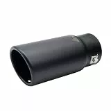 Simoni Racing TRX/01N Endrohr Auspuffblende gerade rund schwarz Anschluß - 64mm