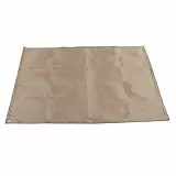 TOPINCN Feuerfeste Matte, Fiberglas-Feuerschutzmatte, Hochtemperaturbeständige Grillpads für Outdoor-Feuerstellen-Grill-Camping-Picknick(100x80cm/39.37x31.50in)