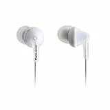 Panasonic RP-HJE125E-W In-Ohr-Kopfhörer - Drei Paar Pass-Stücke, 10-24.000 Hz, 1,1 m Kabel, weiß
