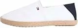 Tommy Hilfiger Herren Core Hilfiger Espadrille Textile FM0FM05792 Espadrilles, Weiß (Weiß), 40