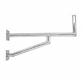 Premium X 100cm Wandhalter Aluminium Zwei Wandplatten SAT Wand-Halterung für Satelliten-Schüssel Wandausleger 1000mm