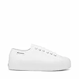 Superga Damen Sneaker Low 3740 Platform Leggera Weiss 39