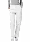 Adar Universal Damen Pflegebekleidung - lockere Cargo Hose - 506 - White - S