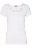 VERO MODA Damen T-Shirt VMMAXI My SS Soft U - Neck NOOS, Einfarbig, Gr. 40 (Herstellergröße: L), Weiß Bright White