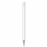 MEKO Eingabestift Disc Touch Pen, 2 in 1 Stylus Pen universal Touchstift 100% kompatibel mit Allen Tablets Touchscreen iPhone iPad Samsung Surface Huawei Chromebook usw, magnetische Kappe, Weiß