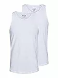 JACK & JONES Herren Jacbasic Tanktop, 2 stuks Top, Weiß, L EU