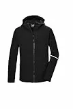 killtec Jungen Softshelljacke/Outdoorjacke mit Kapuze KOS 143 BYS SFTSHLL JCKT, schwarz, 176, 43255-000