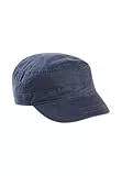 camel active Herren Military Cap aus Reiner Baumwolle Dunkelblau, Menswear-OS