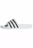 adidas Unisex Adilette Aqua Slides, Cloud White / Core Black / Cloud White, 47 EU
